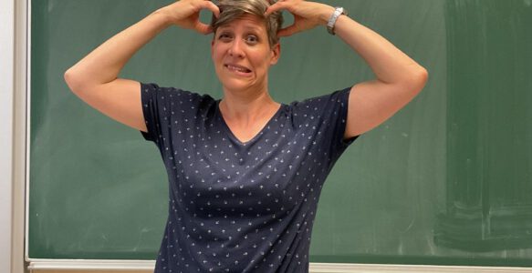 Frau Haase: Interview ohne Worte